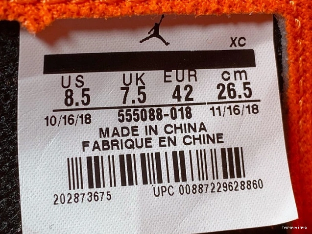 HYPE Jordan 555088-018 High Retro Neutral OG Grey 1 Air 0811